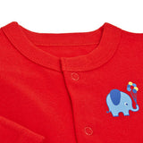 Boys Printed Sleepsuits - Pack Of 3 (Navy)