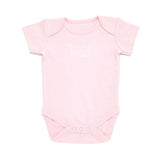 Girls Short-Sleeved Bodysuits - Pack Of 5 (Pink)
