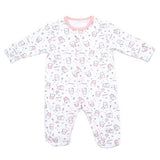 Girls Tonal Sleepsuits - Pack Of 3 (Pink)