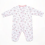 Girls Tonal Sleepsuits - Pack Of 3 (Pink)